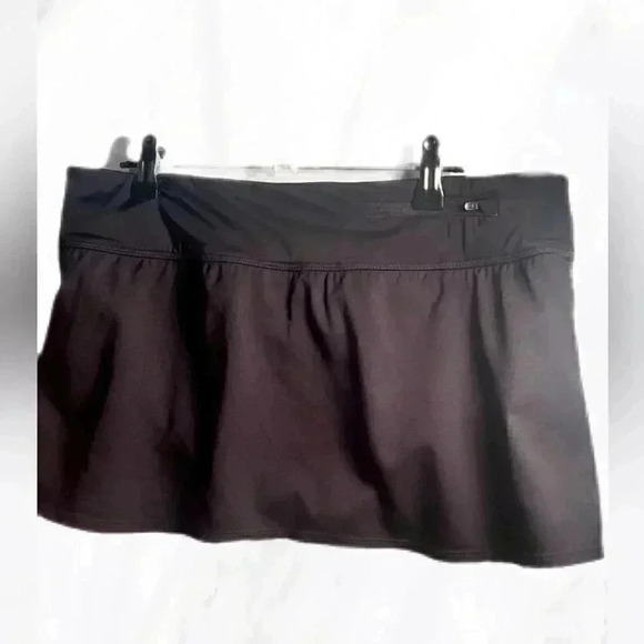 The Nike Core casual back pckt athletic beach black Swimsuit short Board skirt L - Picture 3 of 3